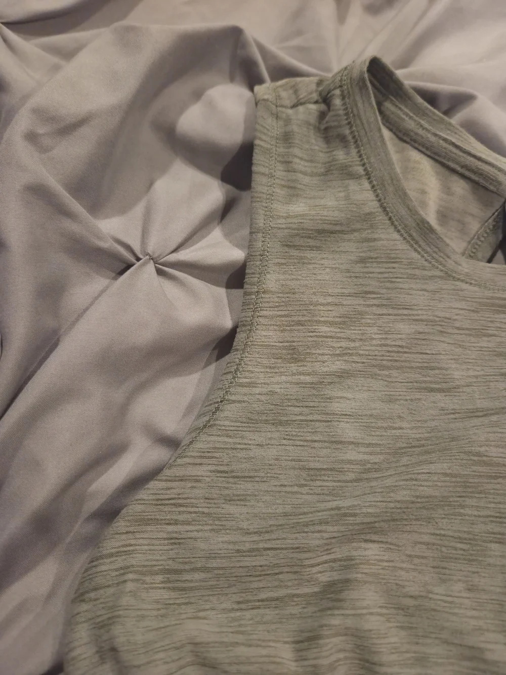 Old Navy Active Heathered Sage Performance Tank